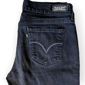 Levi's Women's Black 505 Straight Leg Jeans